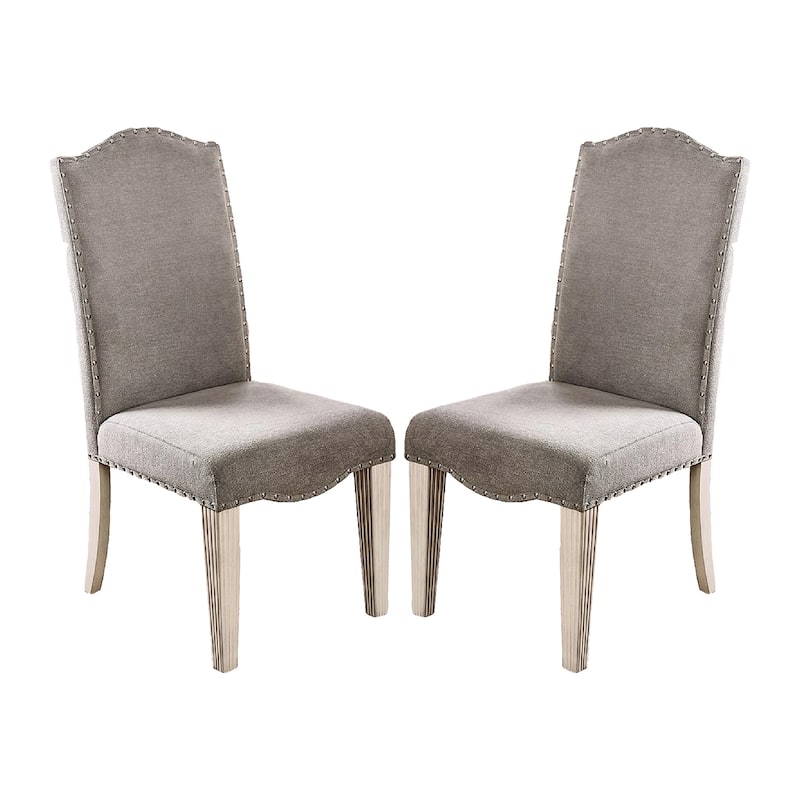 Set of 2 Fabric Parson Chairs