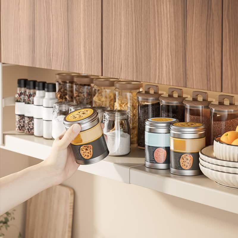 Expandable Under Cabinet Shelf Hanging Shelf Storage Basket Organizer Storage Shelf 8.66" Deep 10.62"-17.71" Long