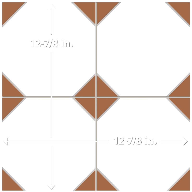 Merola Tile Canterbury Terra 12-7/8" x 12-7/8" Porcelain Floor and Wall Tile