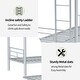 preview thumbnail 15 of 14, Heavy-Duty Sturdy Metal Noise Reduced Safety Guardrail Metal Twin Bunk Bed