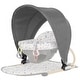 preview thumbnail 1 of 6, Dream On Me Snug N' Play Canopy Gray