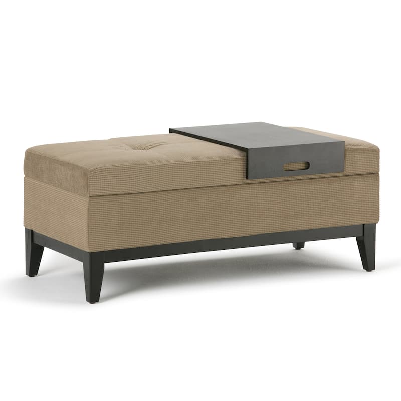 WYNDENHALL Jackson 42 inch Wide Rectangle Storage Ottoman