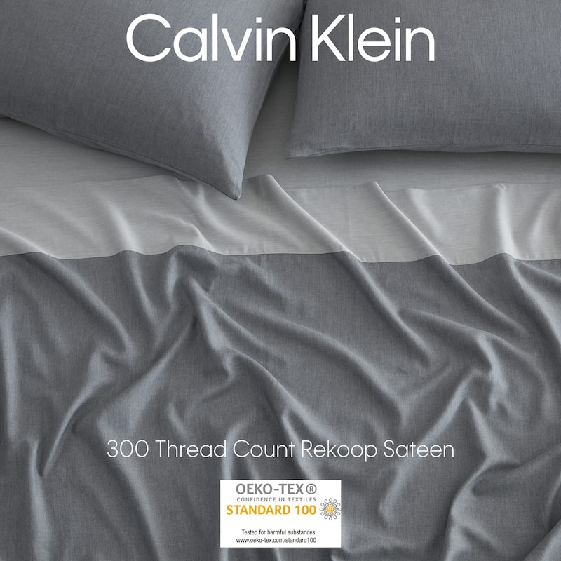 Calvin Klein Contrast Weave Sheet Set