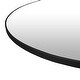 preview thumbnail 13 of 31, Mirror Trend Round Flat Metal-framed Wall Mirror