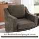 preview thumbnail 92 of 101, Modern Swivel Upholstered Armchair Accent chair Set of 2