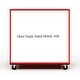 preview thumbnail 17 of 21, Tot Mate Open Single Sided Mobile Storage Locker, Write-on Wipe-off Markerboard Back - 36" Height x 23" Depth