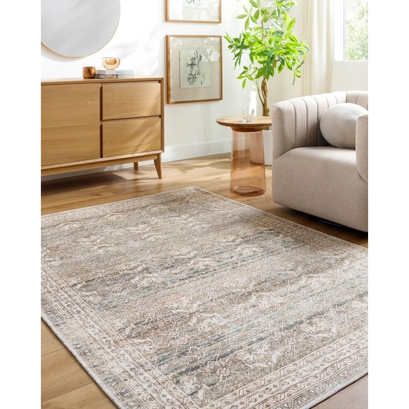 Livabliss Amelie Traditional Washable Area Rug