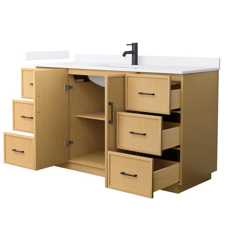 Wyndham Collection WCH7474-60S-QTZ-UNSMXX Elan TK 60" Free Standing