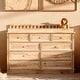 preview thumbnail 18 of 18, Rustic Solid Pine Wood 9-Drawer Dresser with Changing Top, Nursery Storage Organizer with Anti-Tip Kit, Baby Room Furniture