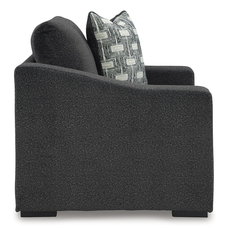 Signature Design by Ashley Wryenlynn Black 2-Piece Upholstery Package - 48"W x 40"D x 40"H