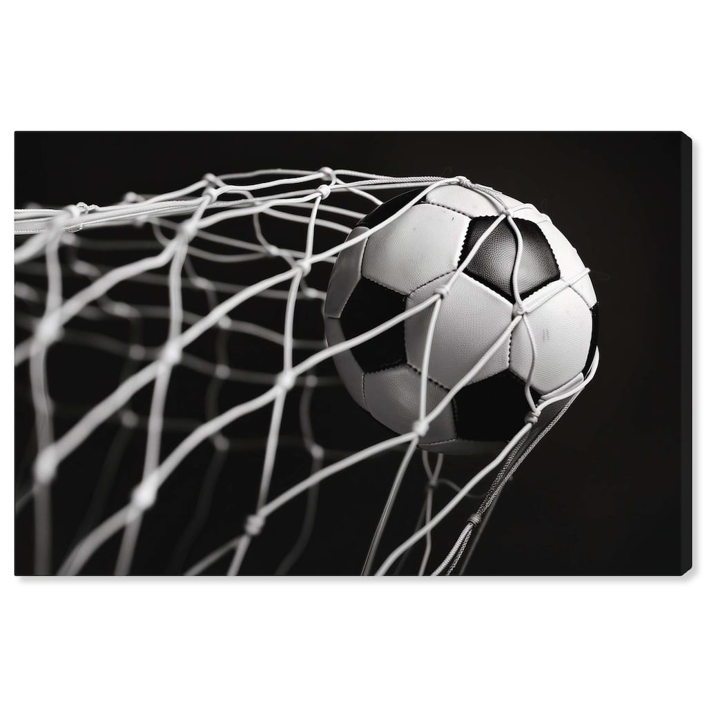 Through the Goal Canvas by Art Remedy, Gallery Wrapped