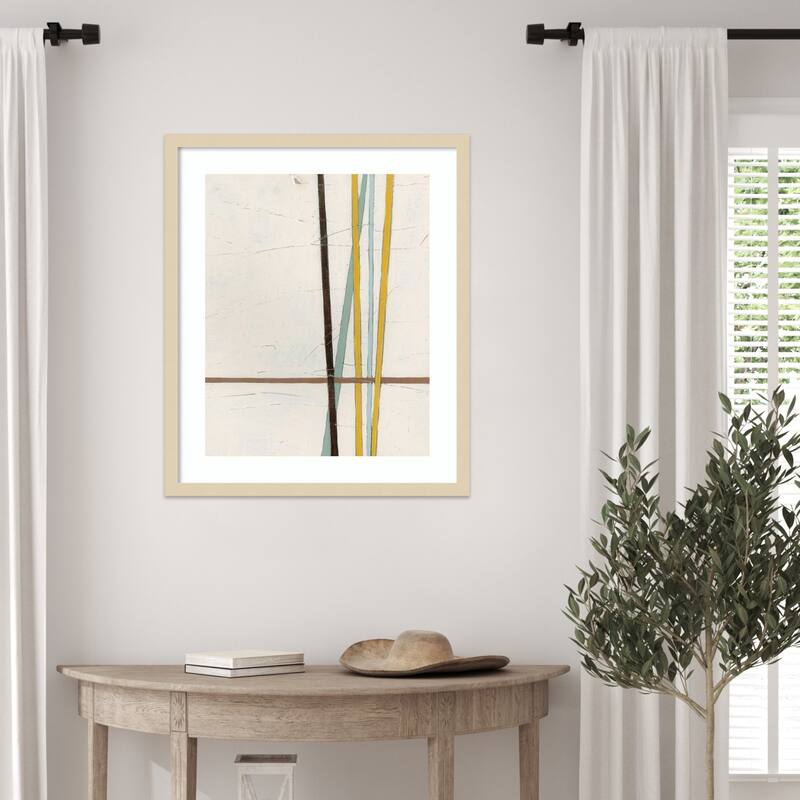 Tangle No. 2 by June Erica Vess Wood Framed Wall Art Print