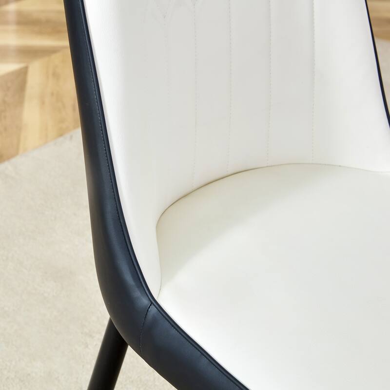 Modern PU Leather Dining Chair ,Set of 4