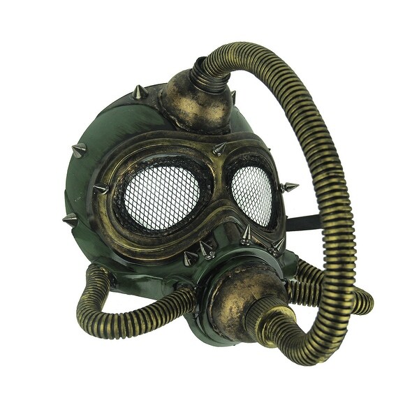 Shop Metallic Spiked Steampunk Submarine Gas Mask 10 25 X