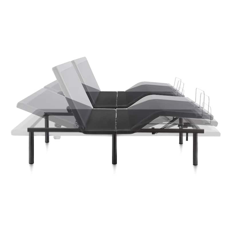 Lucid 12-inch Gel Memory Foam Mattress and Adjustable Base Set