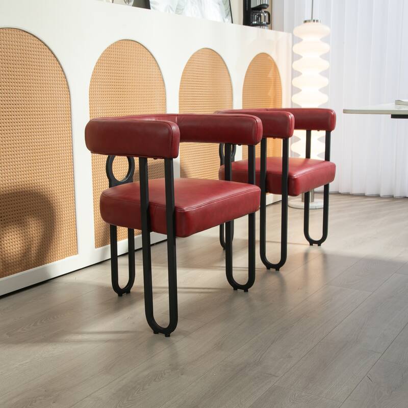Contemporary Designed Upholstered Accent Chair set of 2