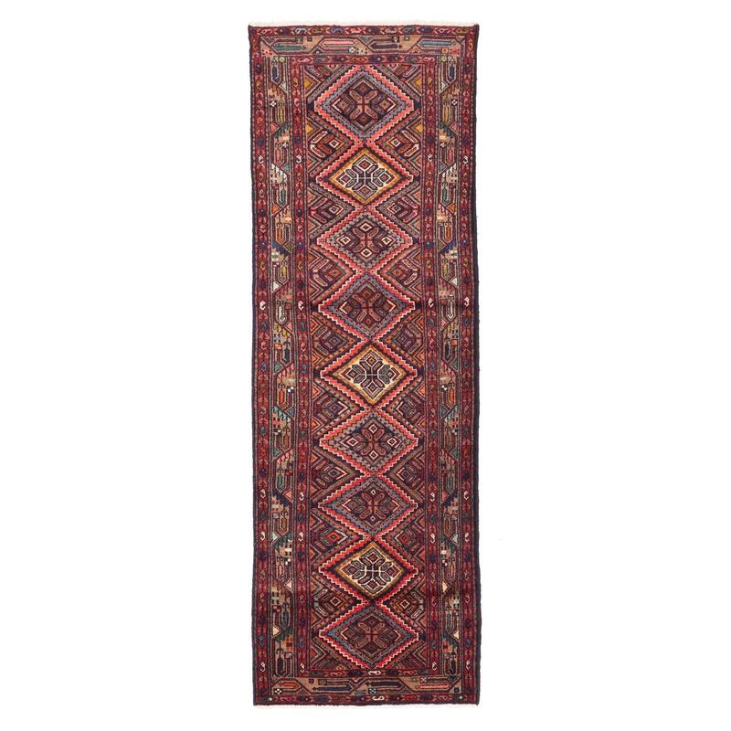 ECARPETGALLERY Hand-knotted Konya Anatolian Dark Navy Wool Rug - 2'11 x 8'9