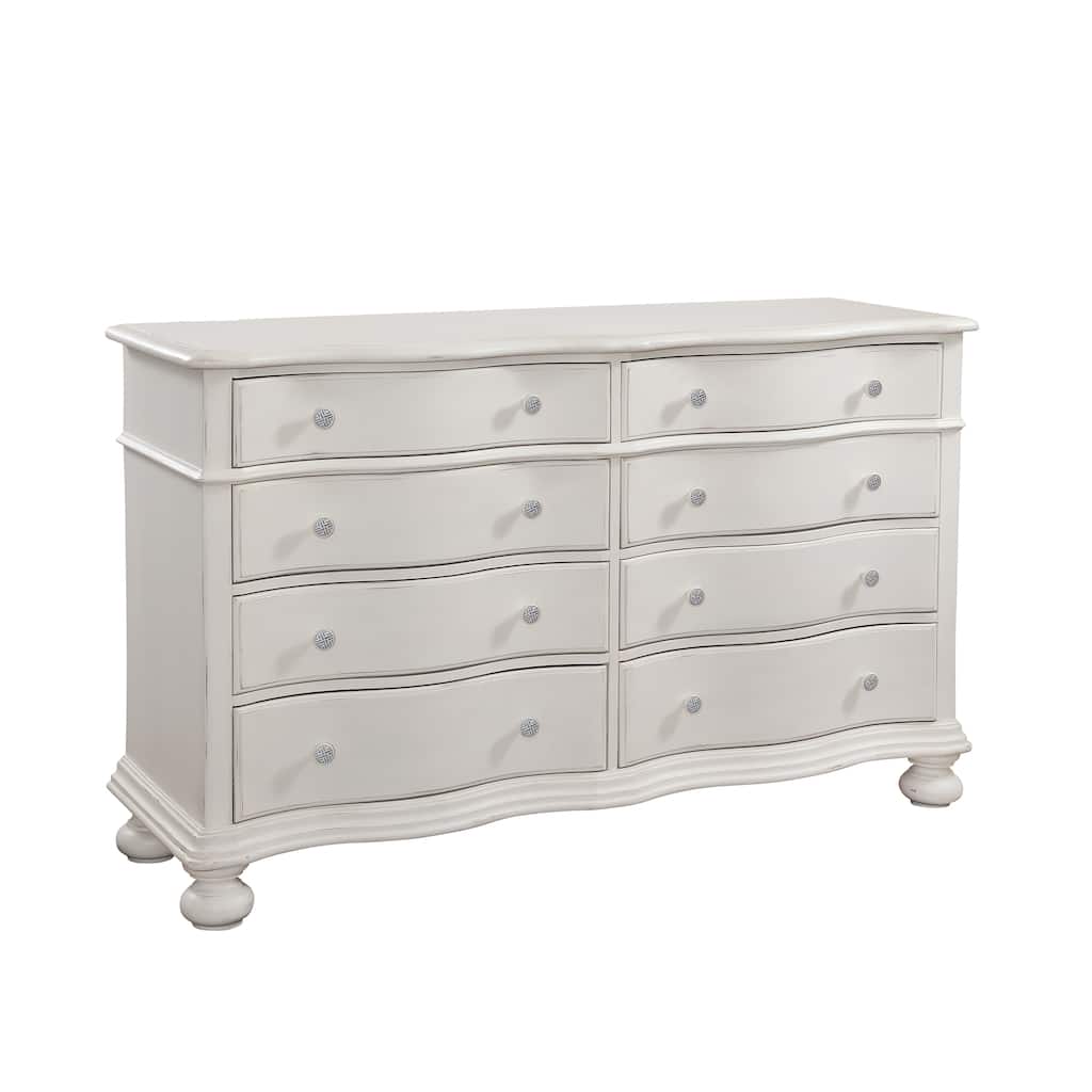 Roanoke 8-drawer Dove White Dresser