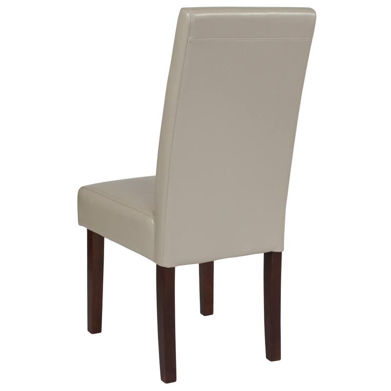 Tufted Parsons Chair with Side Panel Detail