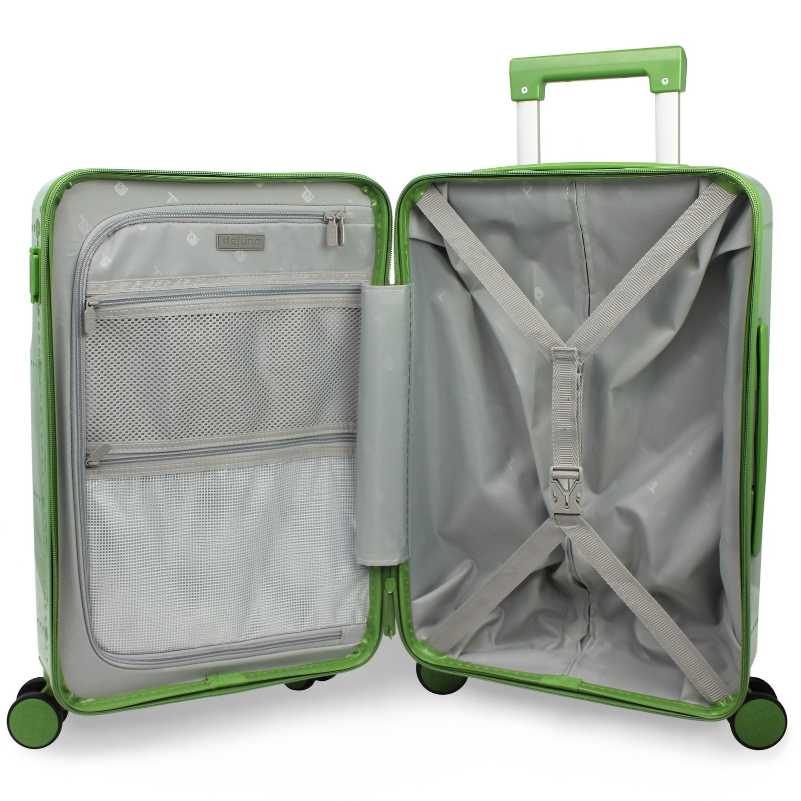 Ultralight Smart Carry-On Luggage with USB-A and USB-C Charging-image