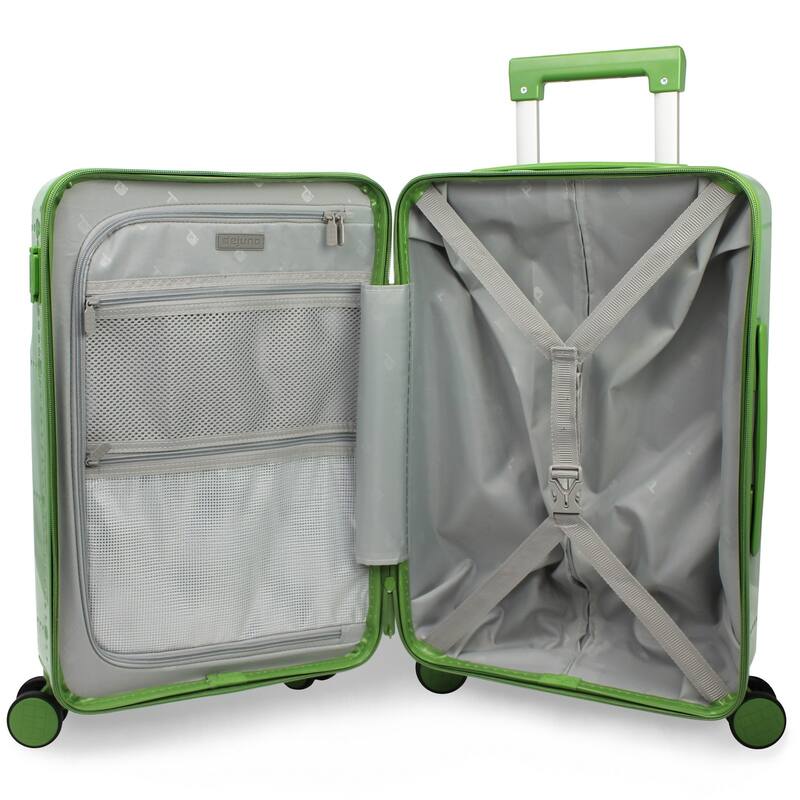 Smart Lightweight Carry-On Luggage with USB-A & USB-C Ports