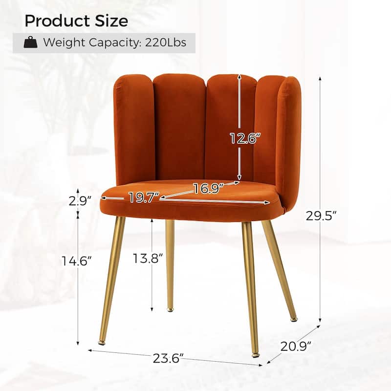 Anjela Side Chair with Tufted Back
