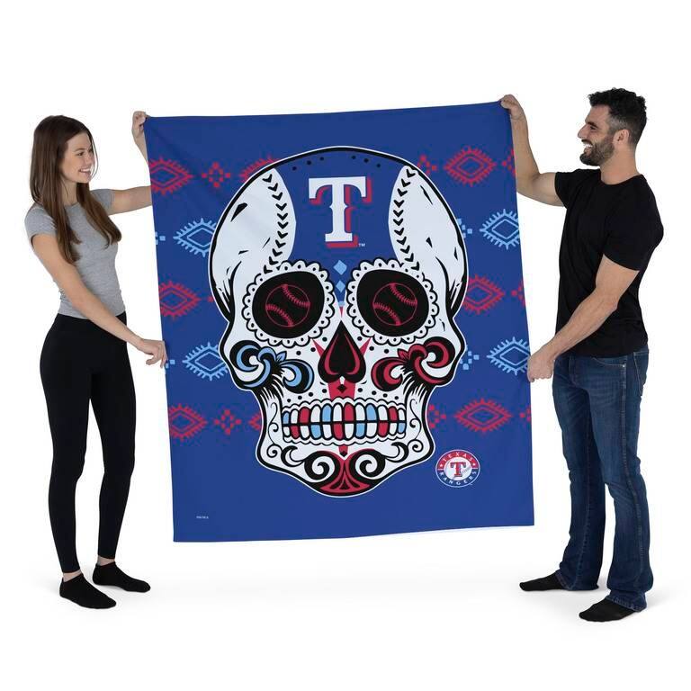 MLB Candy Skull Printed Wall Hanging