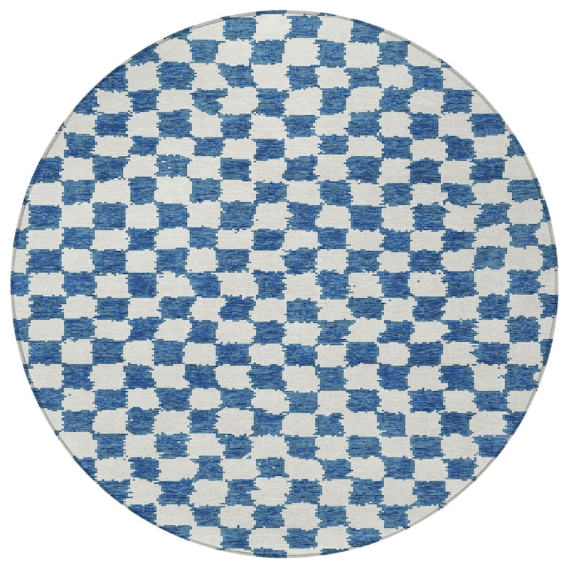 HomeRoots Geometric Transitional Rectangle Outdoor Rug