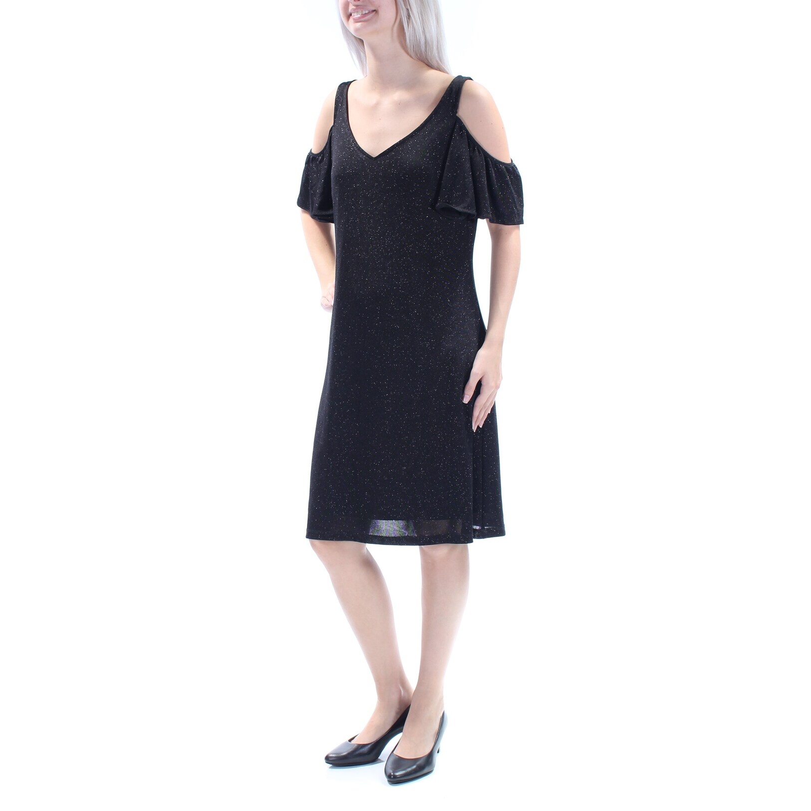 ladies black dress size 18