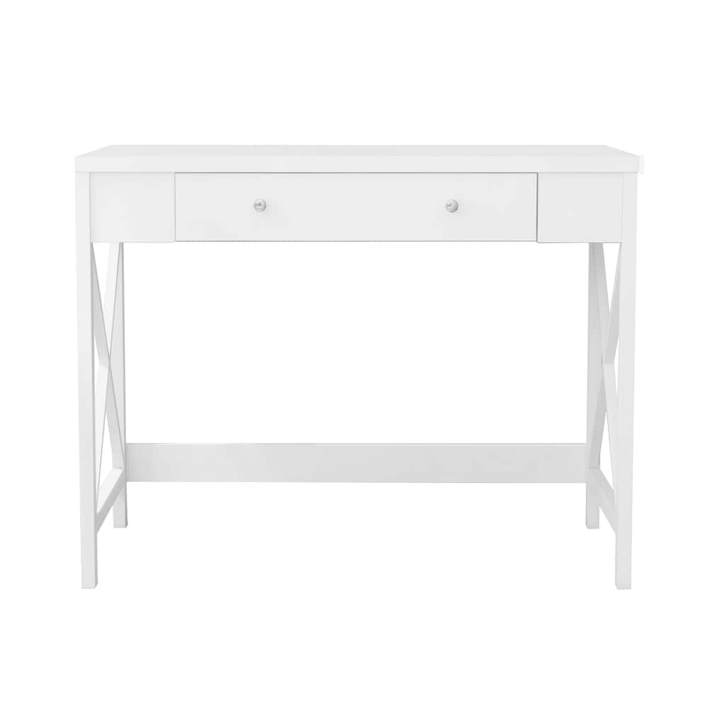 Modern Console Table Study Table Writing Desk with 1 Storage Drawer