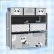 preview thumbnail 8 of 16, Kids Storage Unit Toy Organizer with 6 Storage Bins