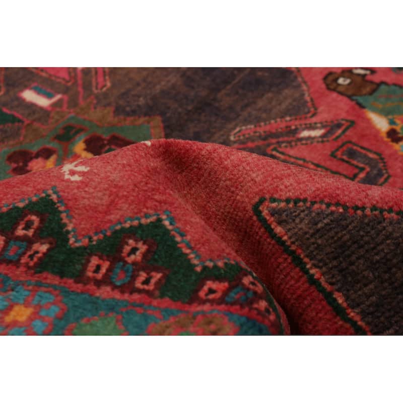 ECARPETGALLERY Hand-knotted Anadol Red Wool Rug - 3'6 x 9'11
