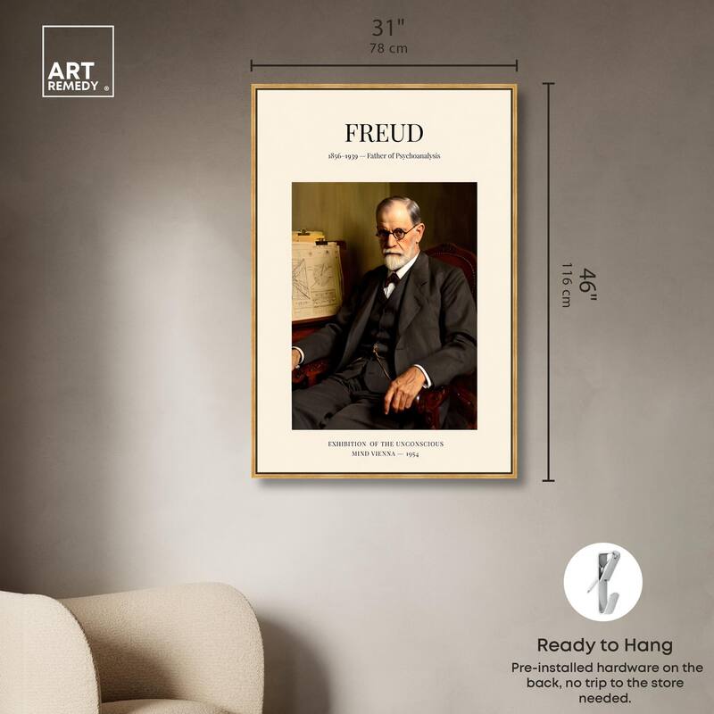 Father of Psychoanalysis Canvas by Art Remedy