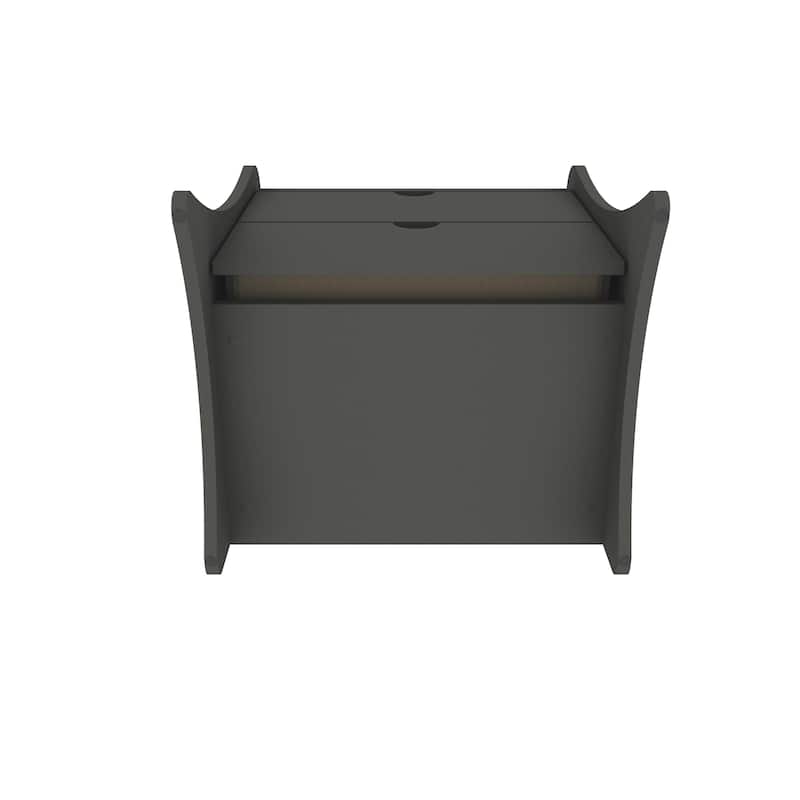 Manhattan Comfort Coney Mid-Century Modern 2-Drawer Nightstand