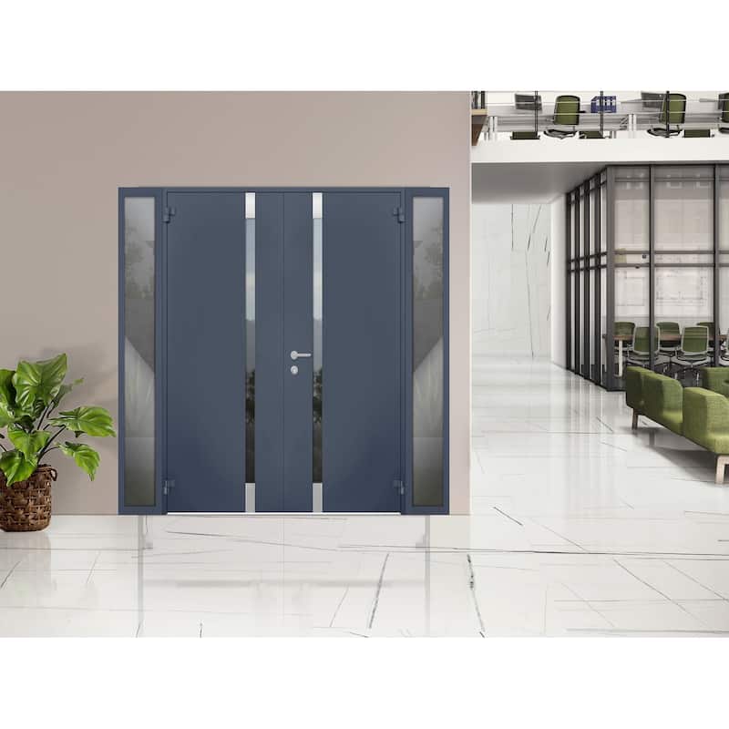 VDOMDOORS | Front Door Exterior Door | Fiberglass | Door Slab | 18x80, Custom Entry Door Steel Entry Door Prehung Exterior Door