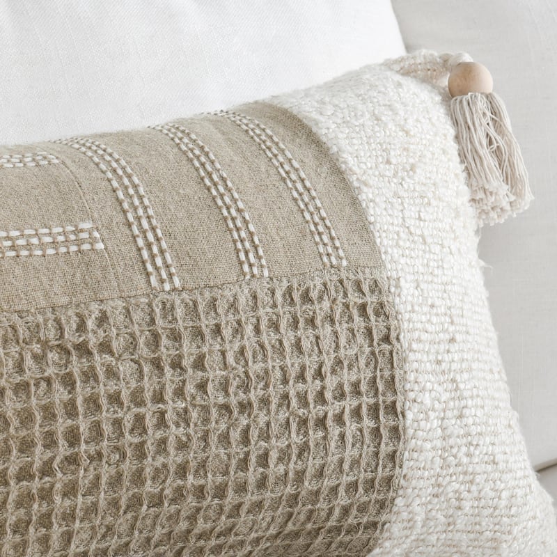 Villa by Classic Home Yasa Cotton Blend Throw Pillow