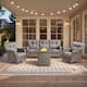 Option Brown Wicker & Gray cushion