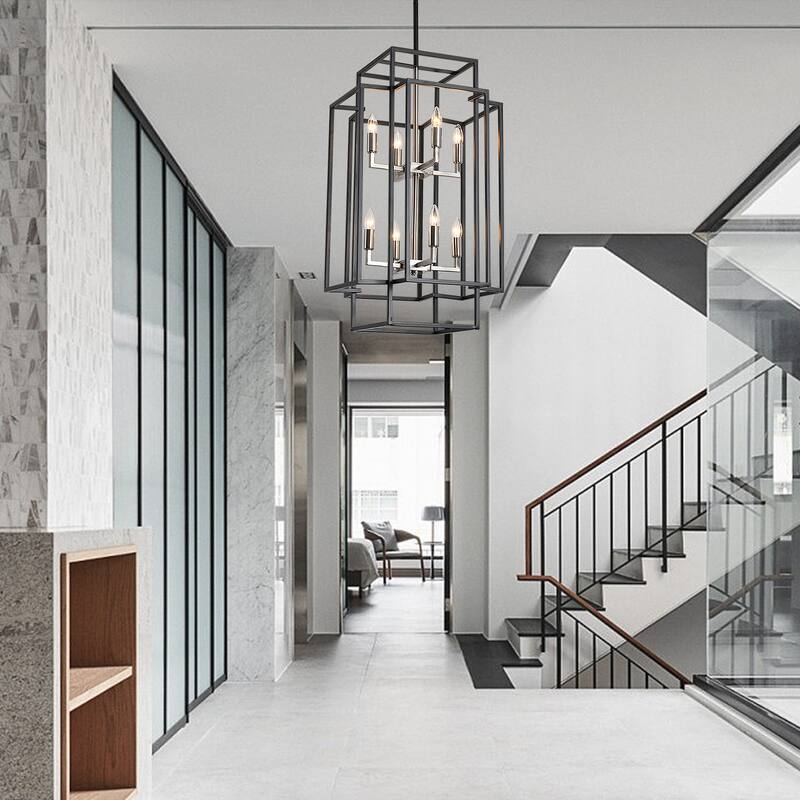 8 Light Kitchen Hall Foyer Cage Chandelier