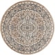 preview thumbnail 19 of 107, Nourison Concerto Classic Persian Medallion Area Rug. 5'3" Round - Beige/Gray
