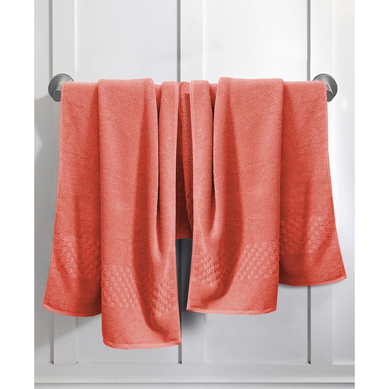 Feather and Stitch NY 650 GSM Premium Cotton 6 Piece Towel Set Super Absorbent Quick Dry Spa Quality