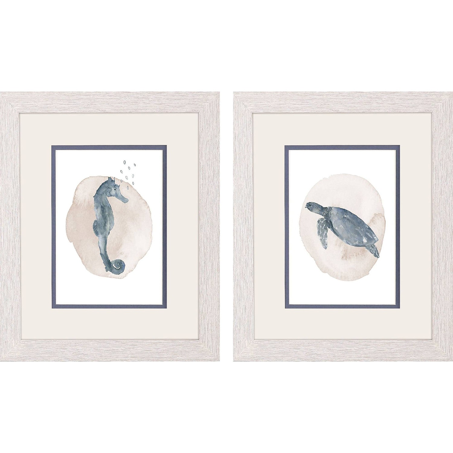 Seaside II S/2 Framed Art Under Glass