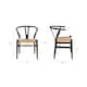 Poly and Bark Weave Chairs (Set of 2)
