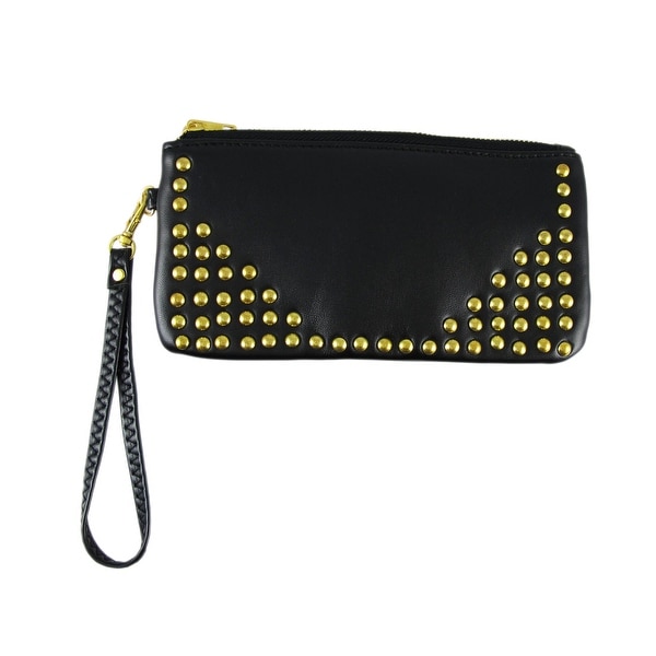 gold wristlet purse