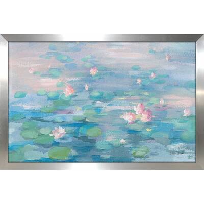 "Sunrise Waterlilies Crop" by Danhui Nai Print on Acrylic.