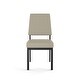 preview thumbnail 42 of 43, Amisco Avery Upholstered Dining Chair with Metal Legs