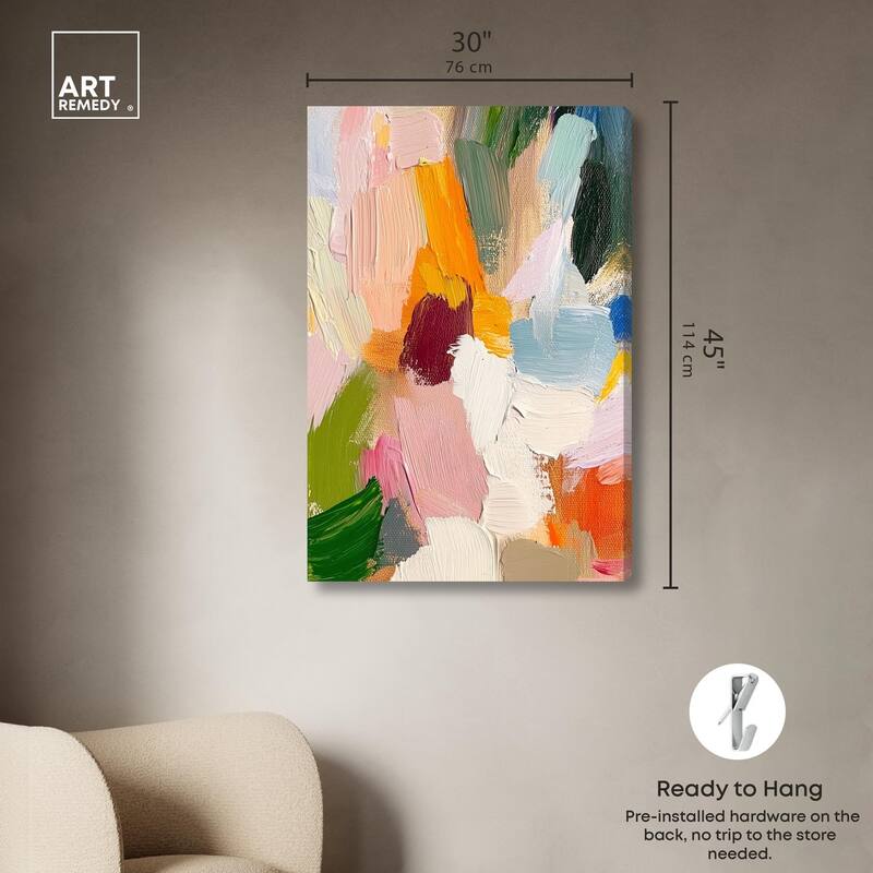 Chromatic Surge IV Canvas by Art Remedy, Gallery Wrapped