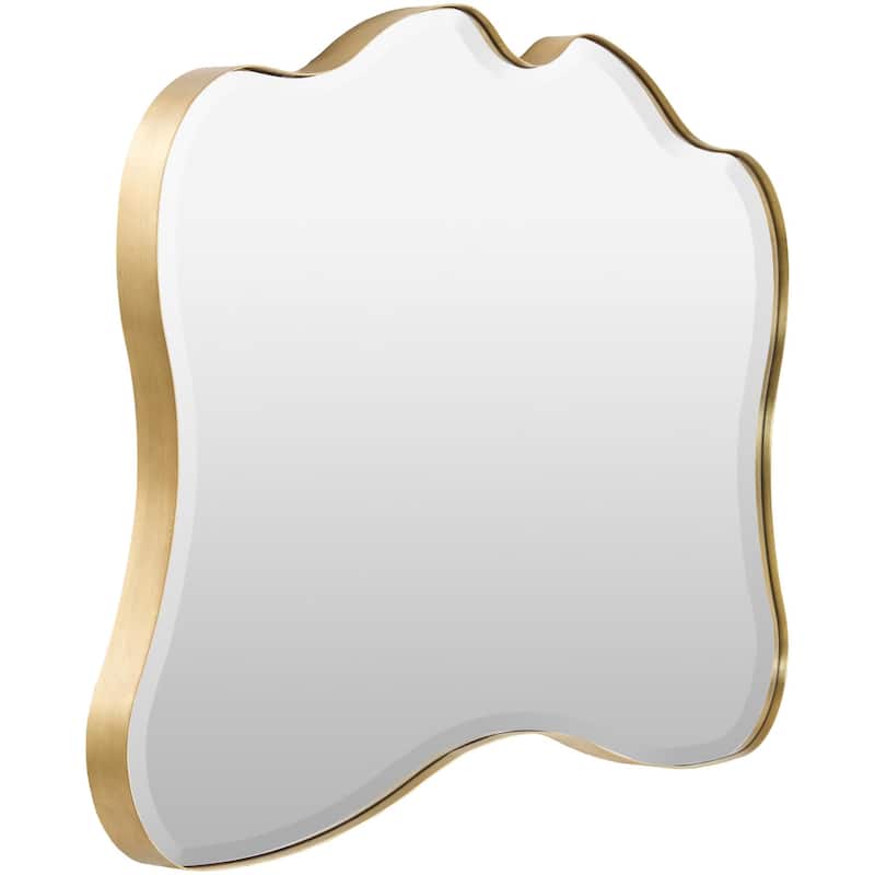 Livabliss Manta Modern Accent Mirror - 27"H x 43"W x 2"D