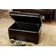 preview thumbnail 5 of 16, SAFAVIEH Manhattan Storage Tufted Ottoman Bench
