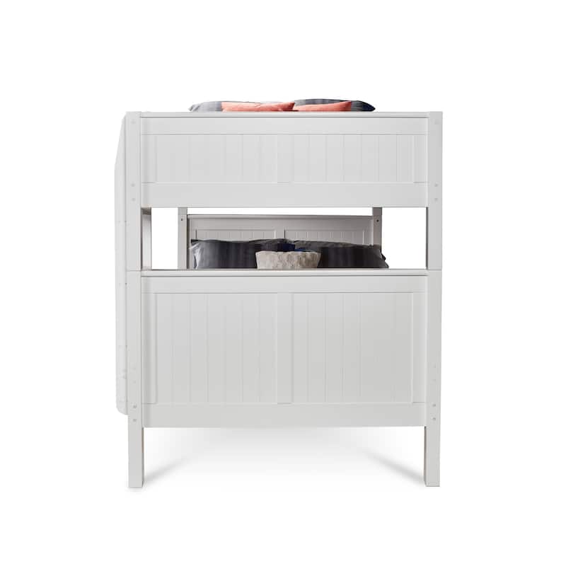 Camaflexi Full over Full Bunk Bed - Panel Headboard