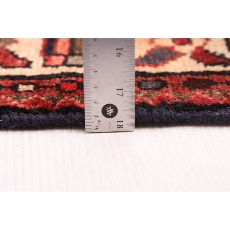 ECARPETGALLERY Hand-knotted Andelz Dark Navy Wool Rug - 3'7 x 10'7